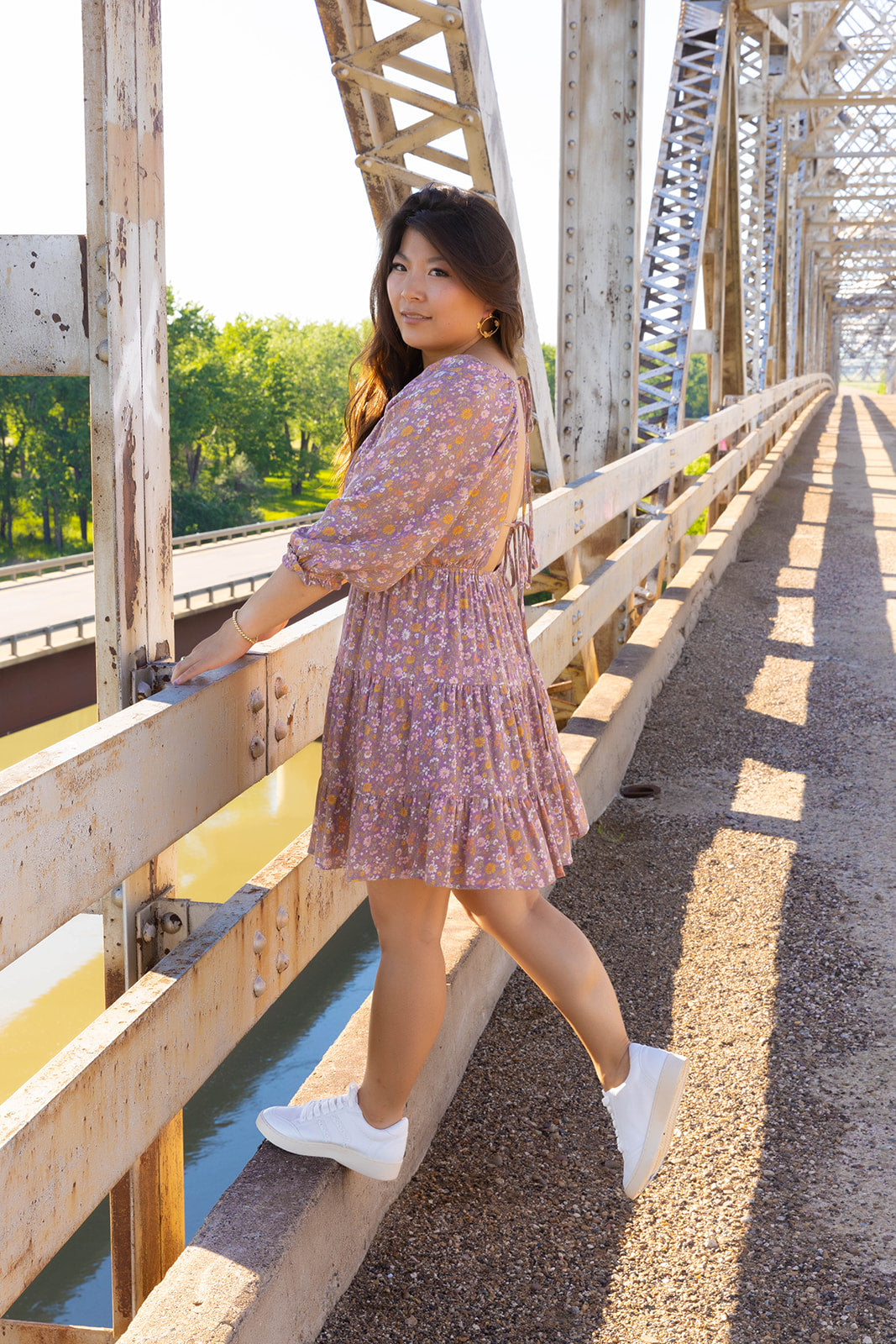 Raine Floral Print Dress