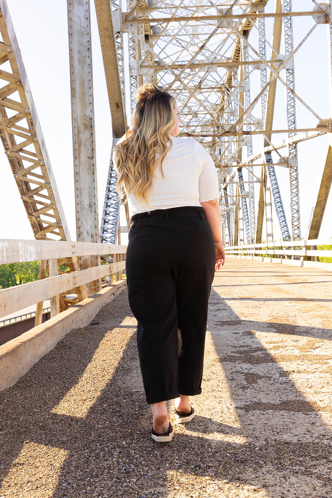 Glenna Paperbag Waist Pant Curvy