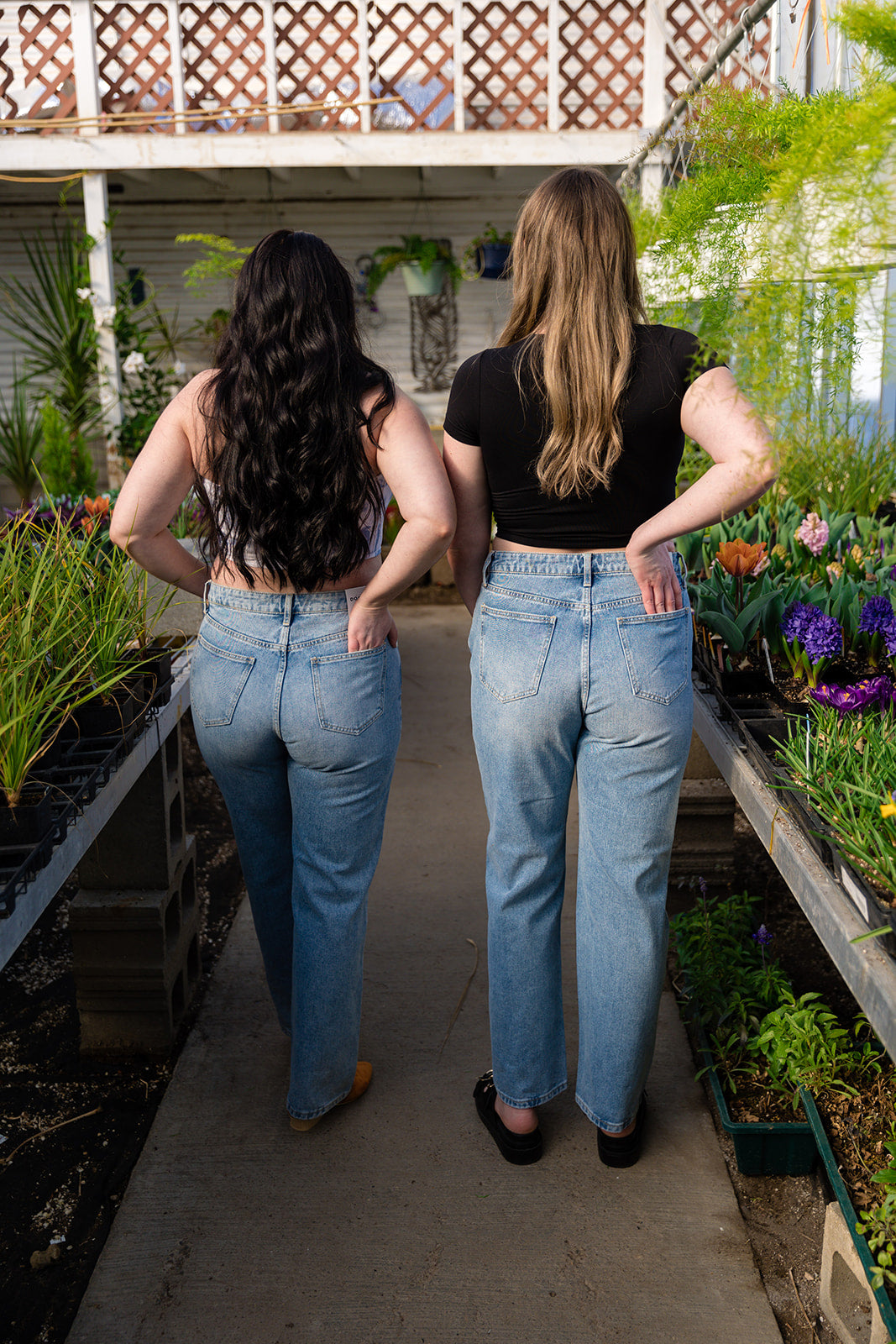 Faith Button Fly Jeans