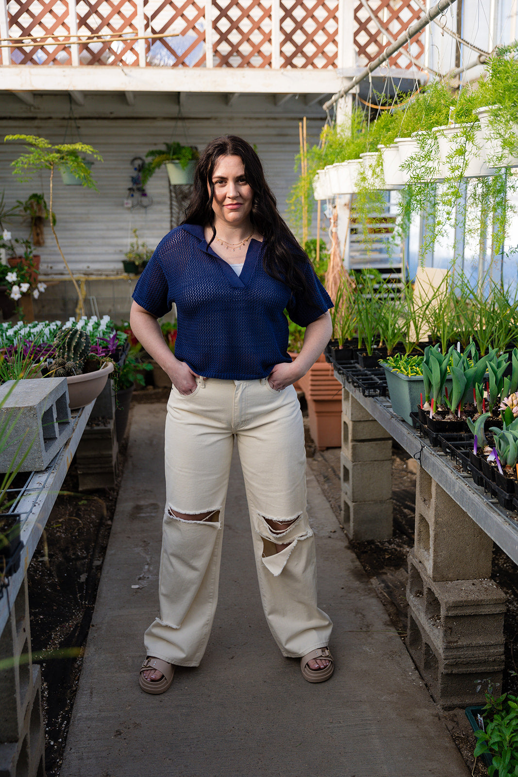 Vanessa Wide Leg Denim Jeans