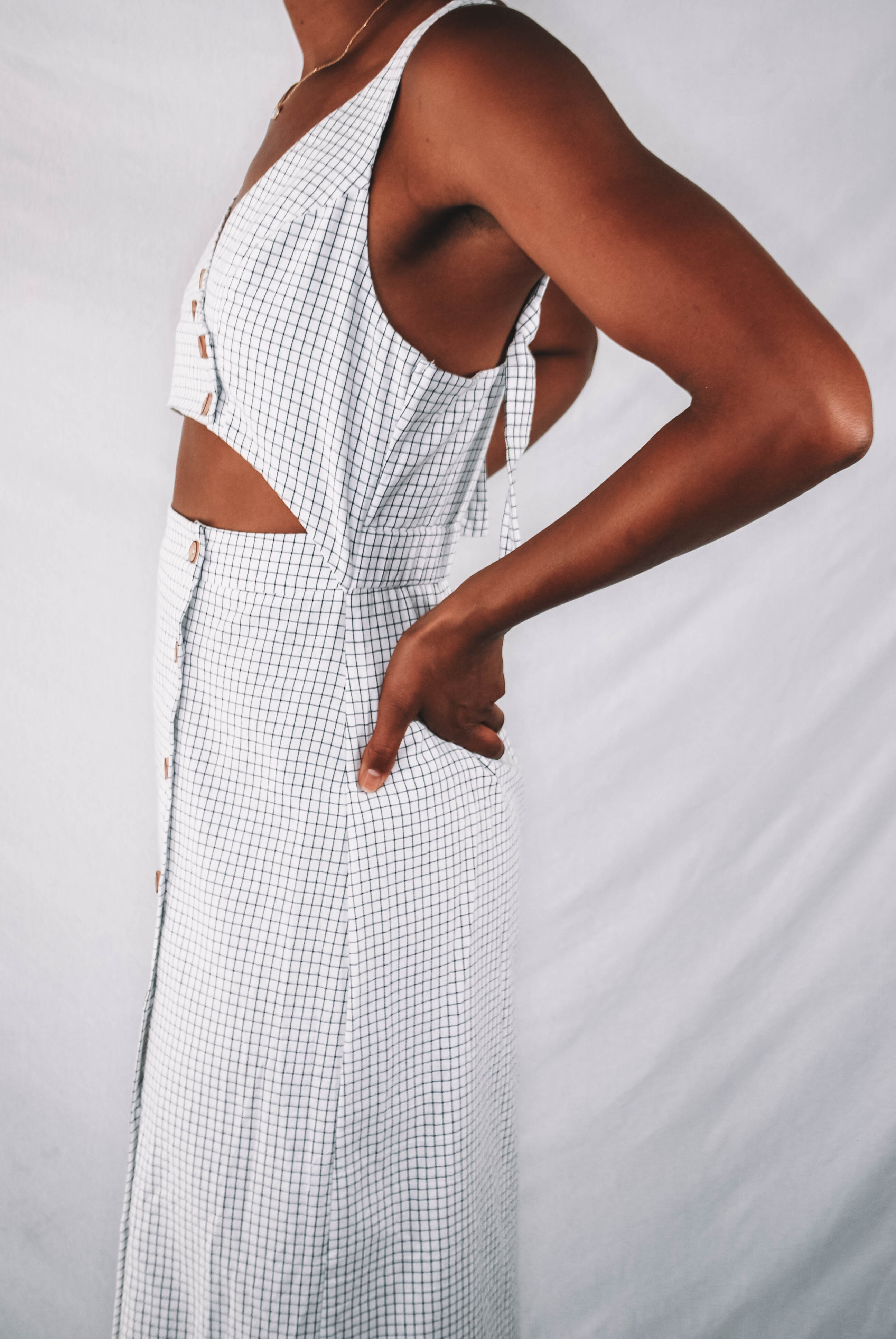 Rivage Button Down Cutout Dress