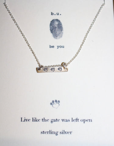 Donut Pendant Necklace