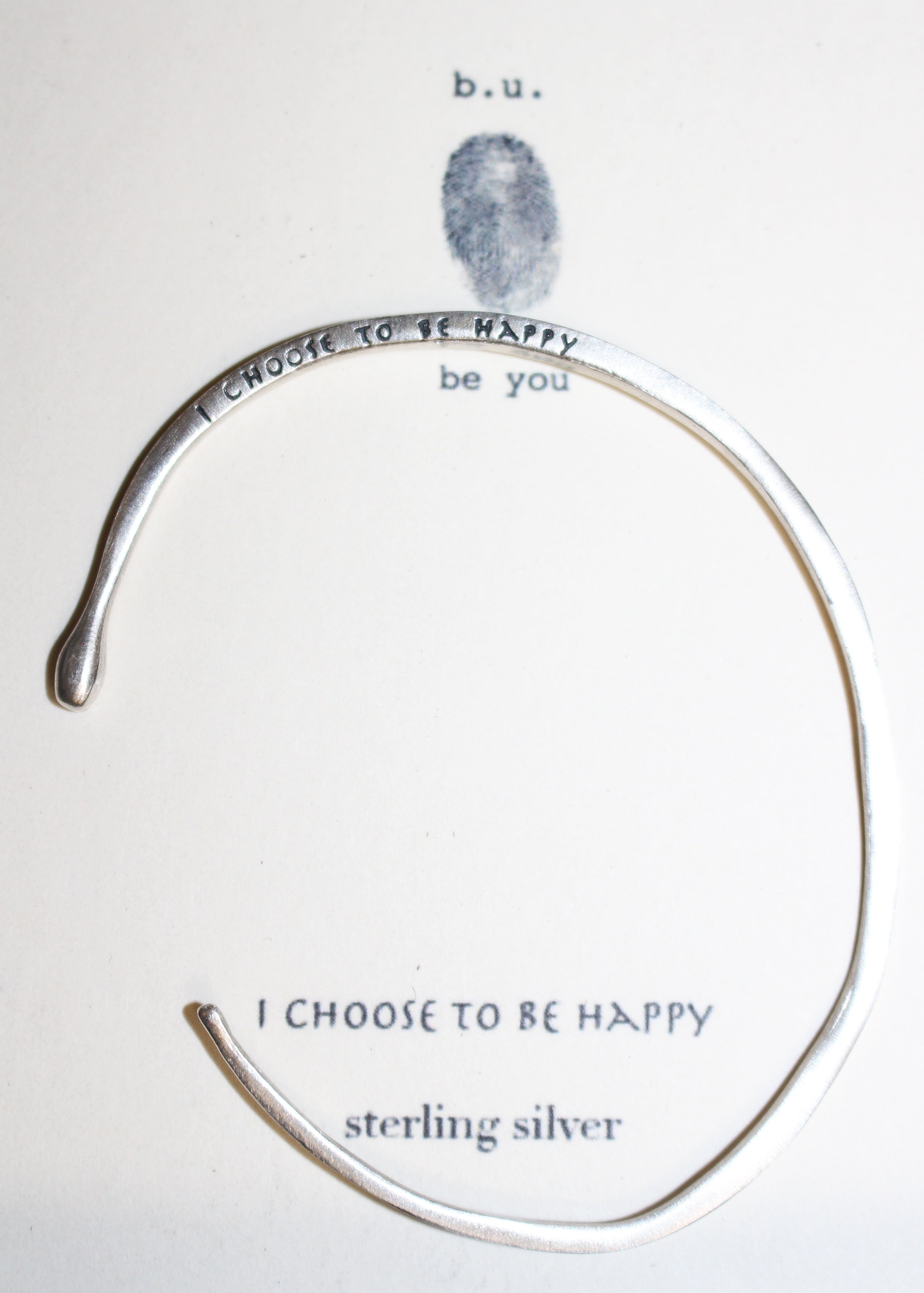 I Choose To Be Happy - SILVER