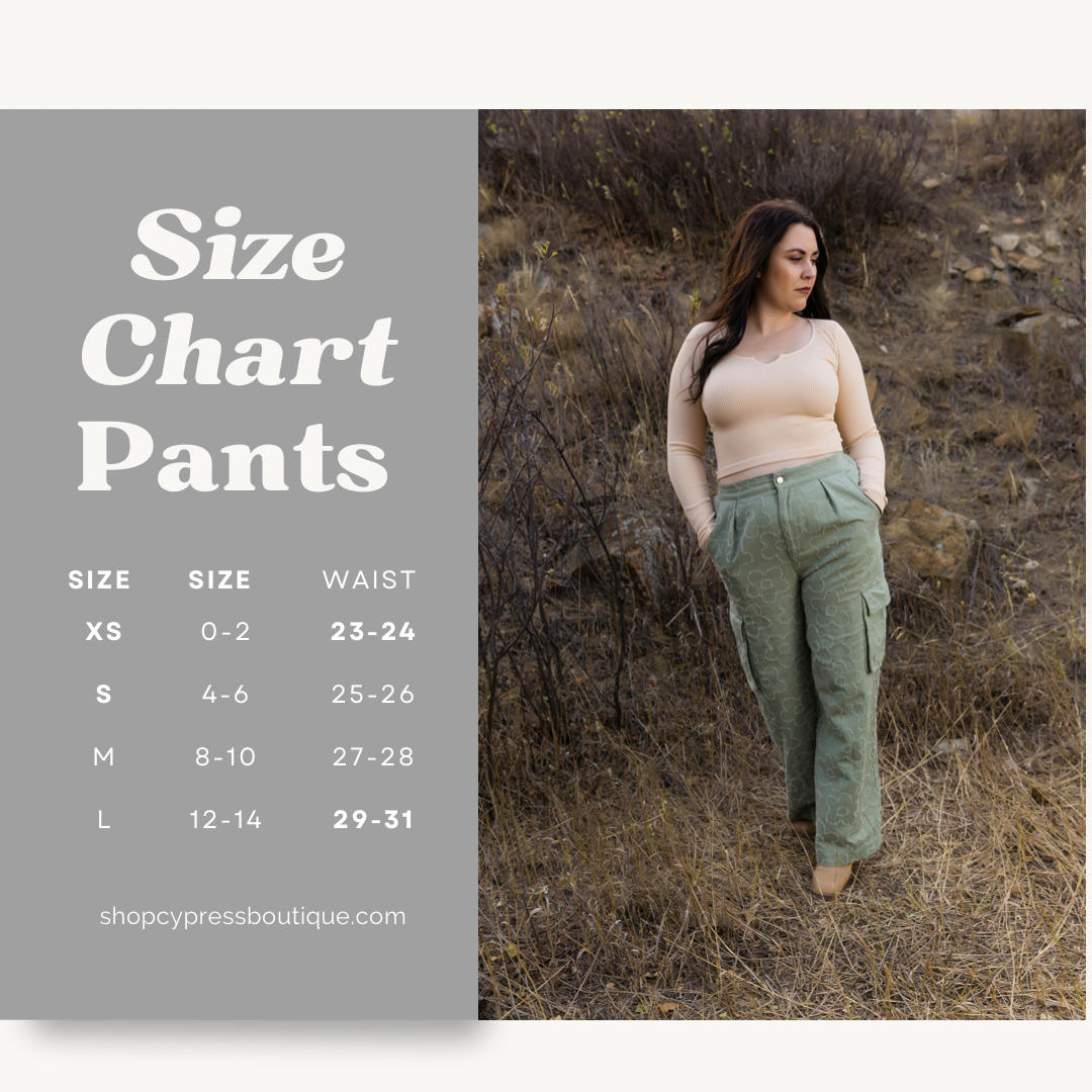 Adeline Embroidered Cargo Pants
