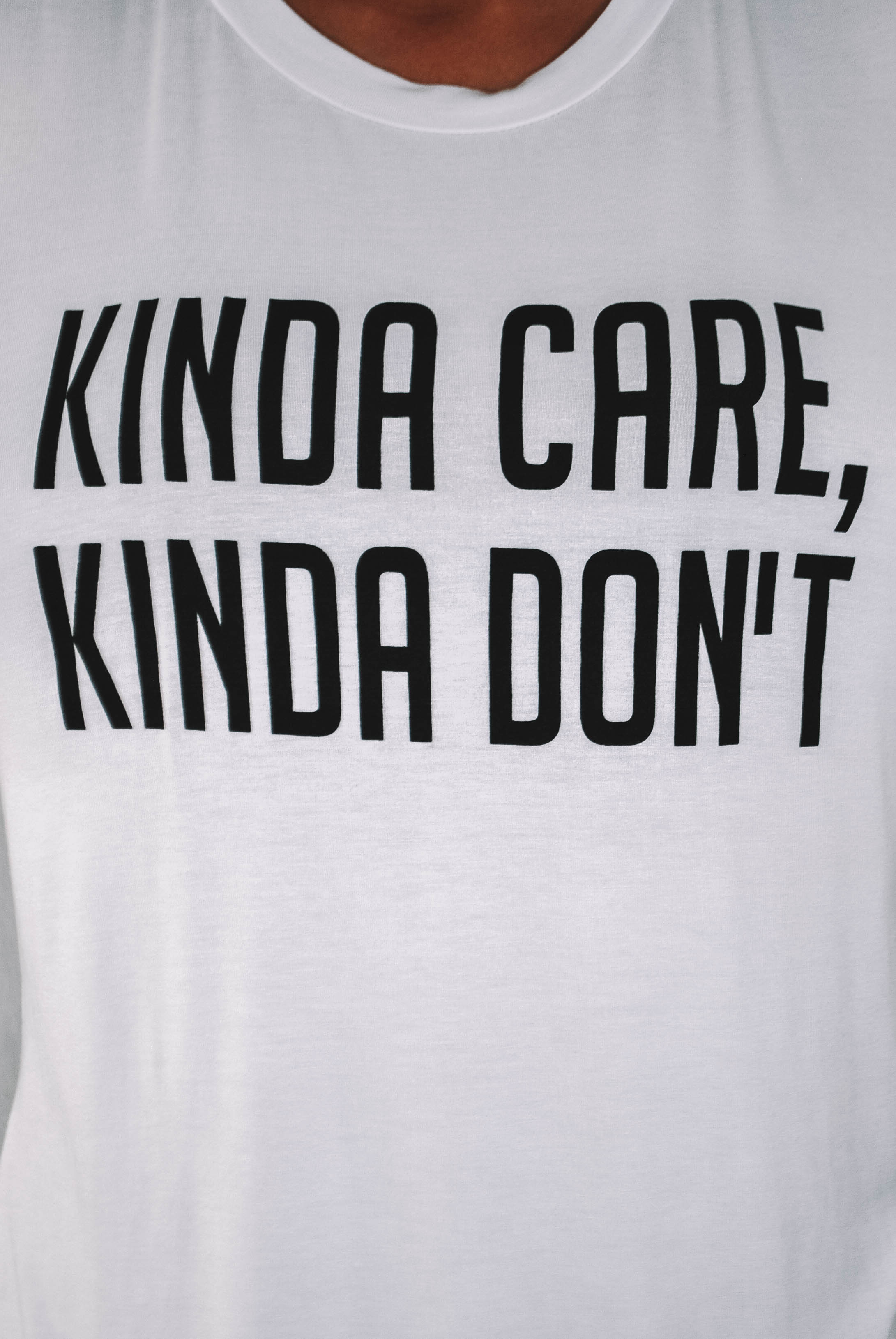 Kinda Care, Kinda Don't Graphic Tank