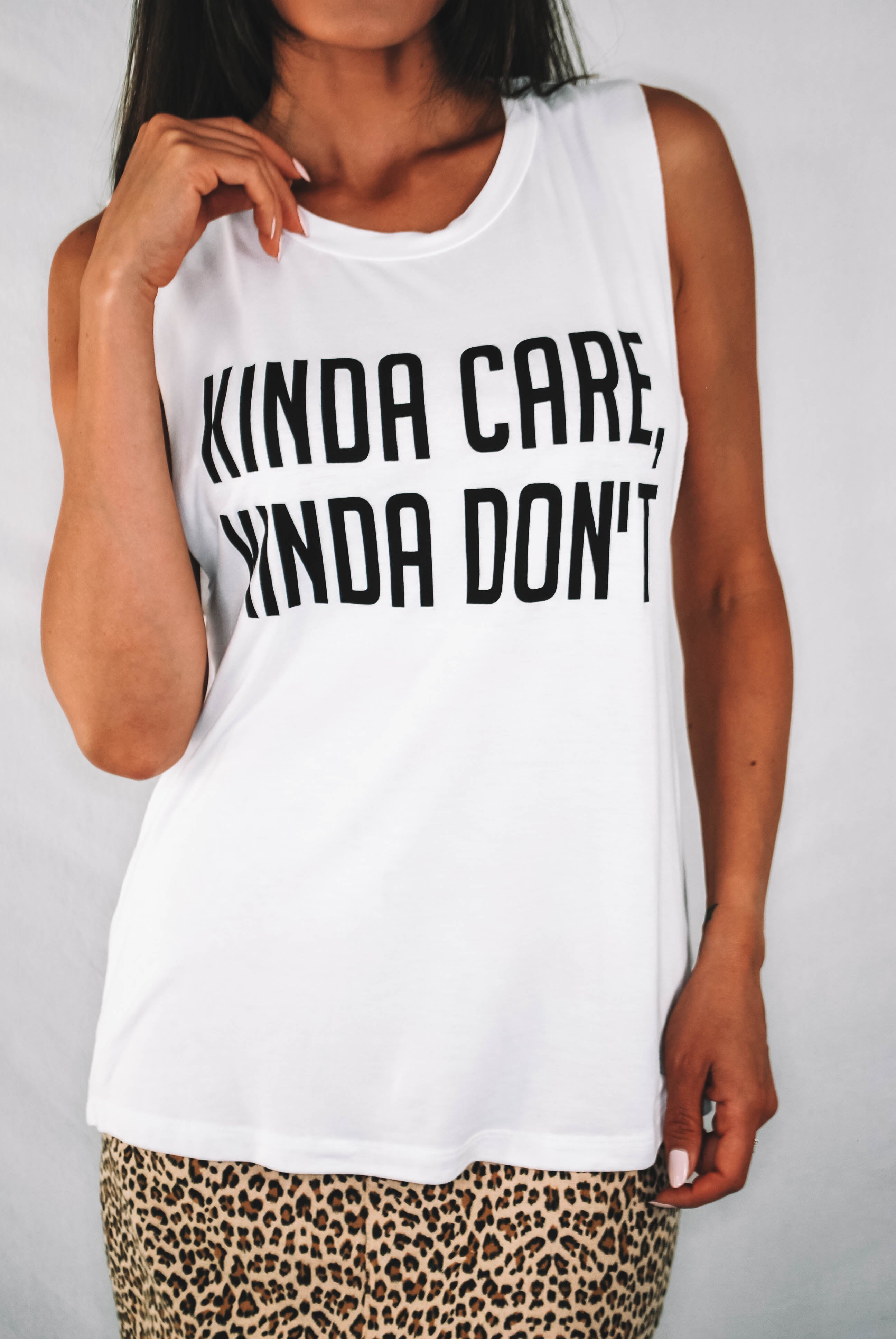 Kinda Care, Kinda Don't Graphic Tank