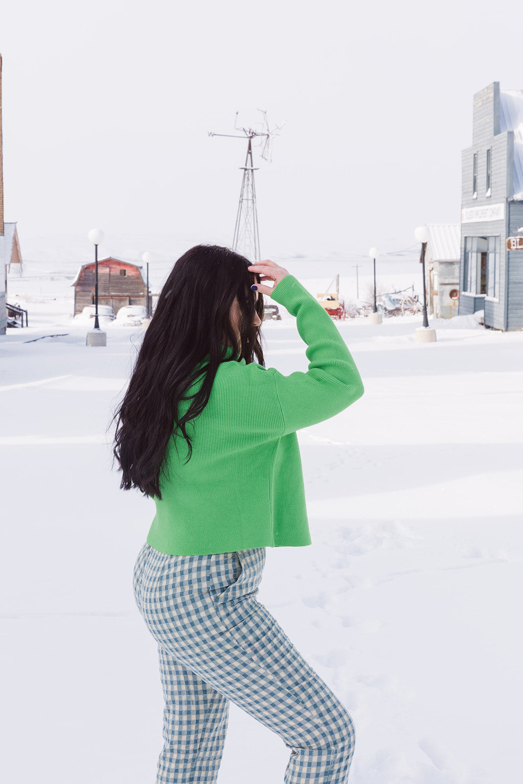 Limon Long Sleeve Turtleneck Knit Sweater