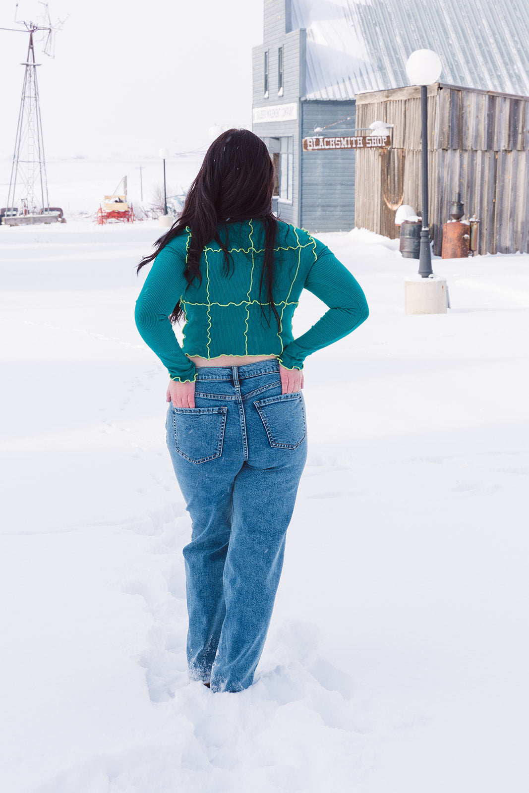 Ada Long Sleeve Crop Top