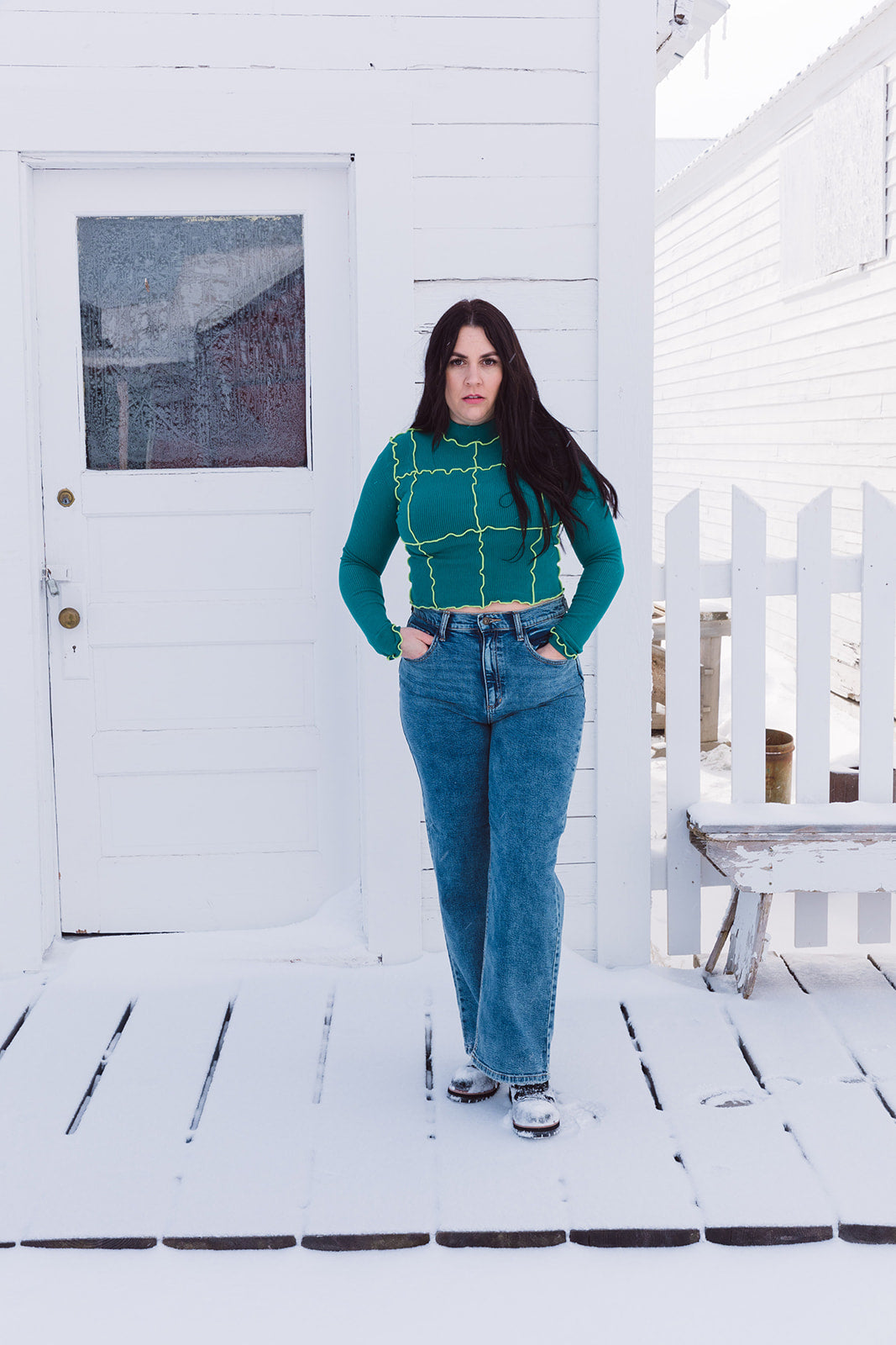 Ada Long Sleeve Crop Top