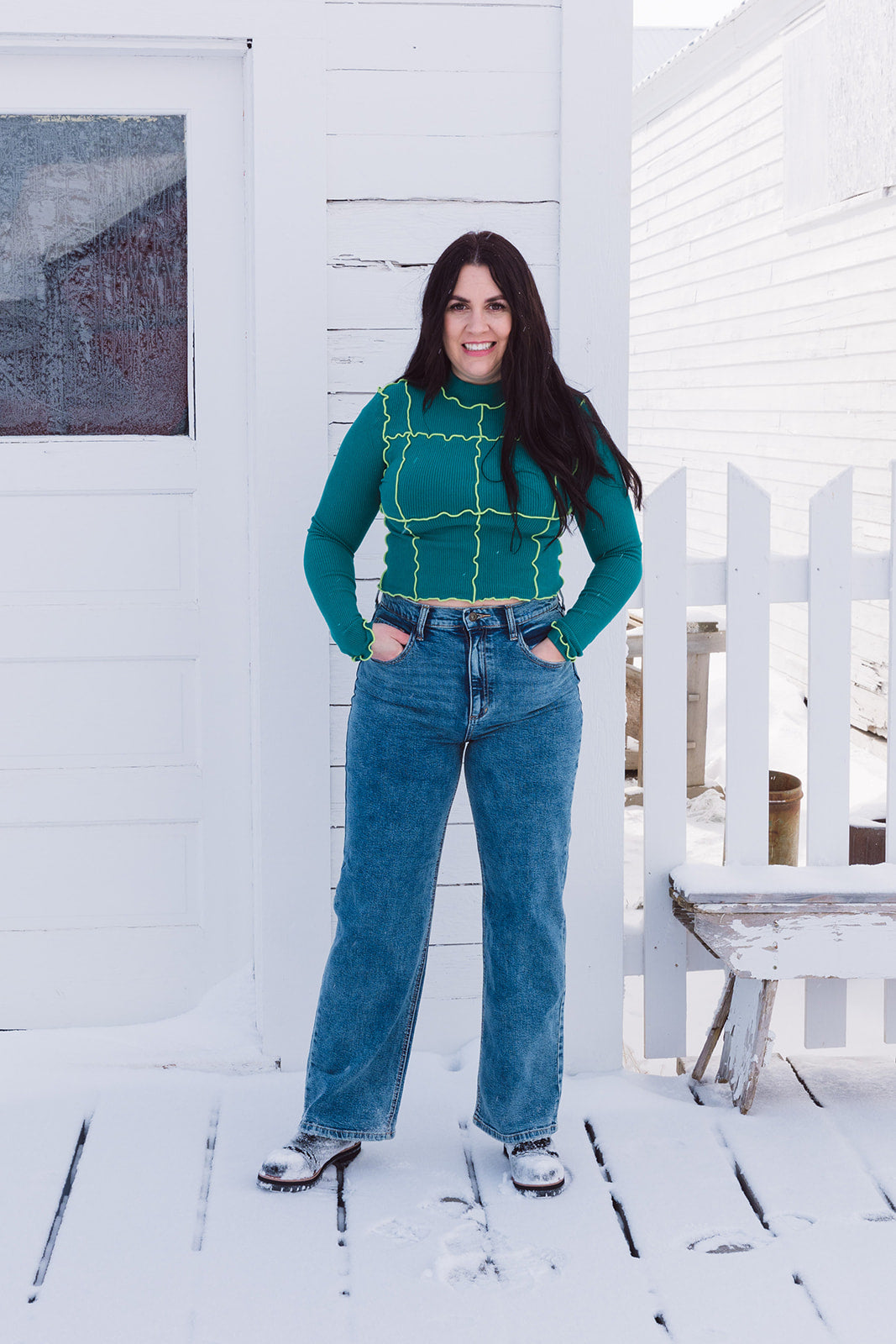 Ada Long Sleeve Crop Top