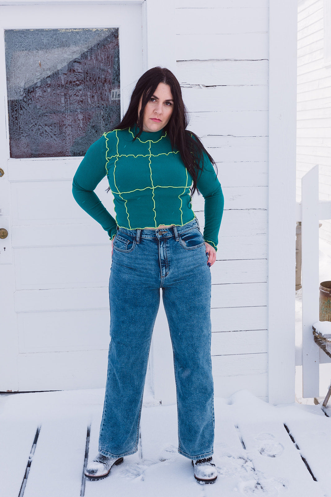 Lilo High Rise Acid Wash Jeans