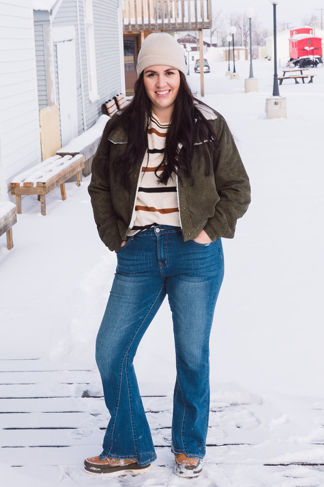 Dannie High Rise Flare Jeans