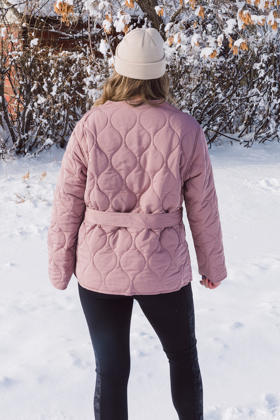 Camila Snap Front Quilted Jacket