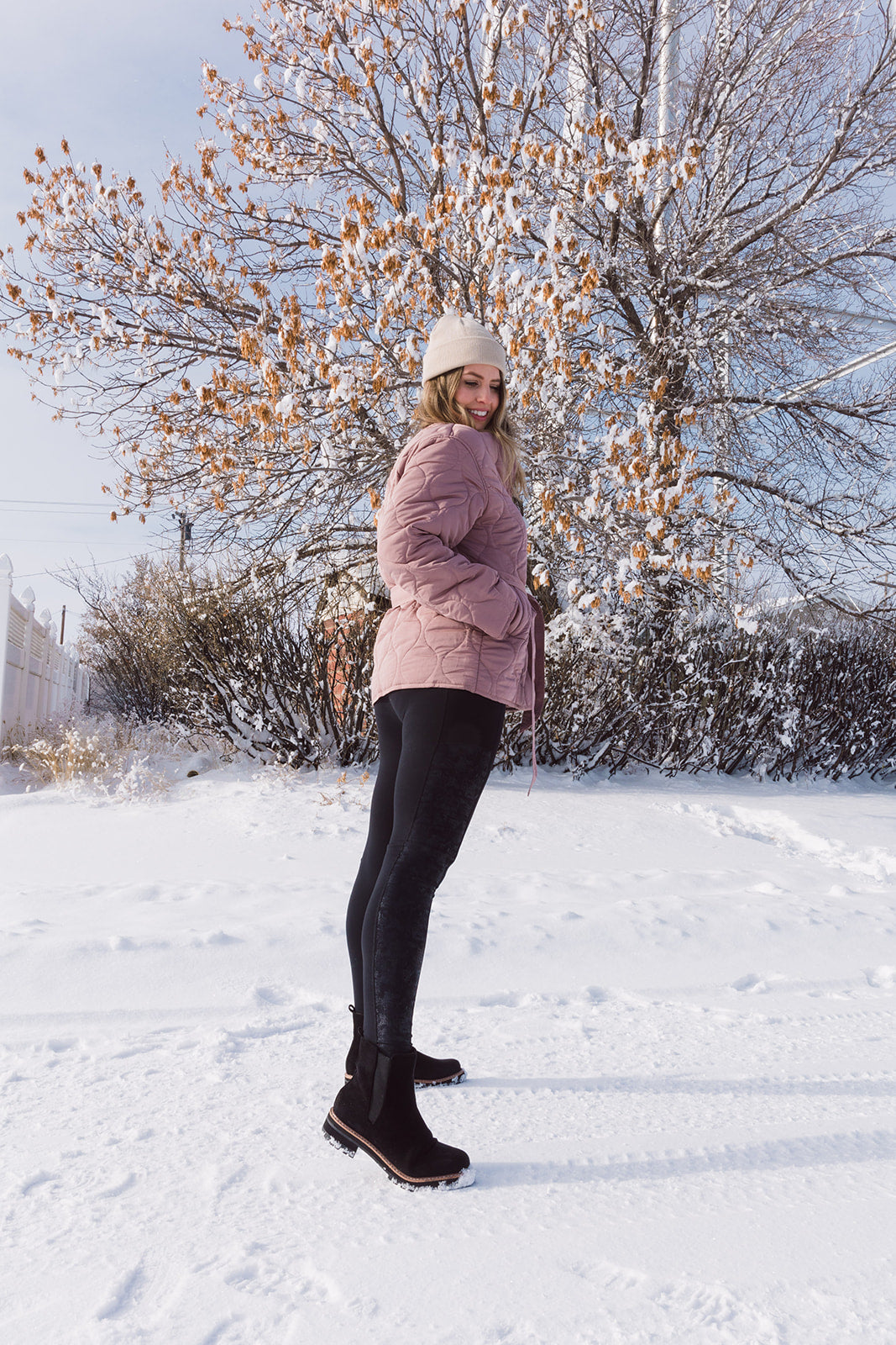 Camila Snap Front Quilted Jacket