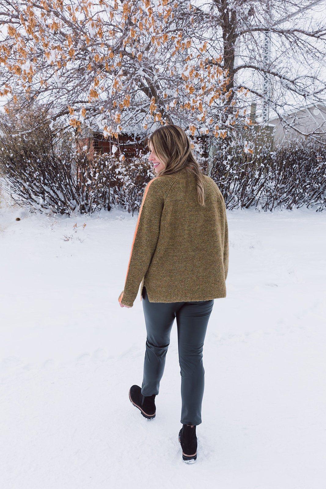Rachel Raglan Sleeve Funnel Neck Sweater