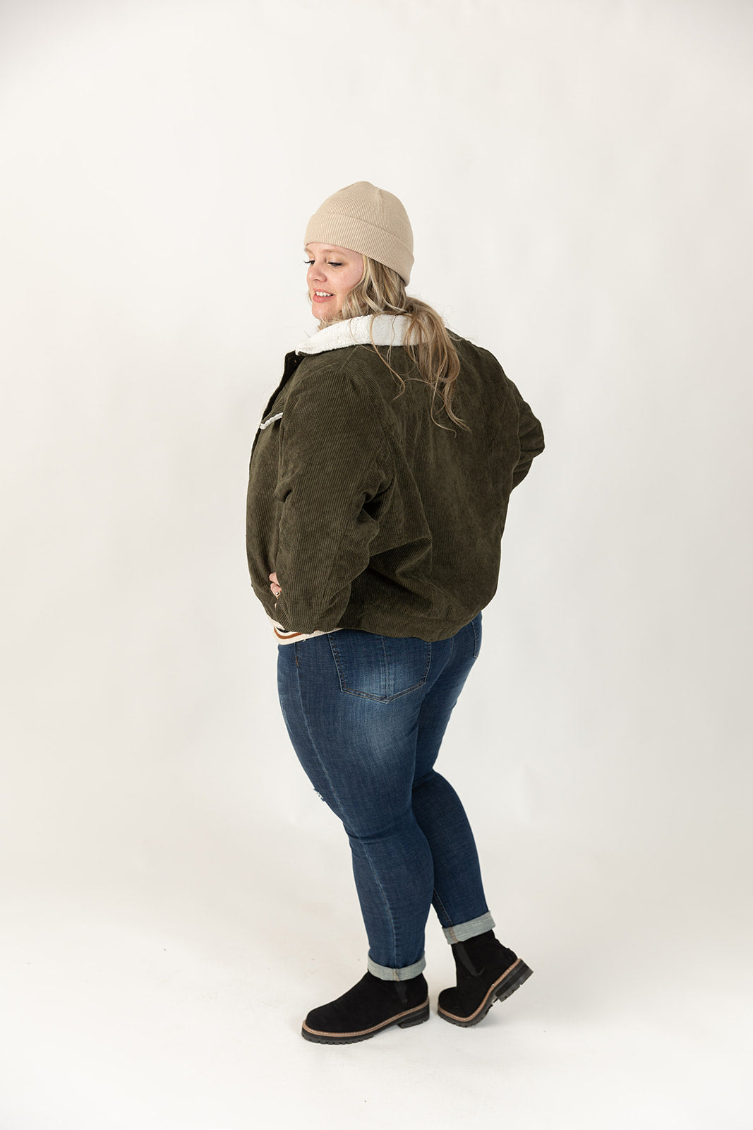 Drew Corduroy Jacket Curvy