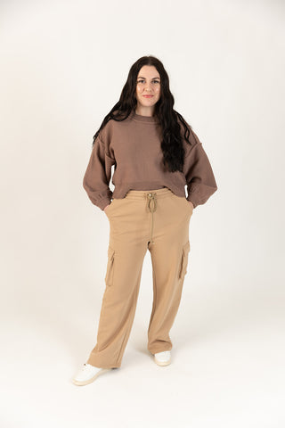 Sybil Color Block Cotton Pants