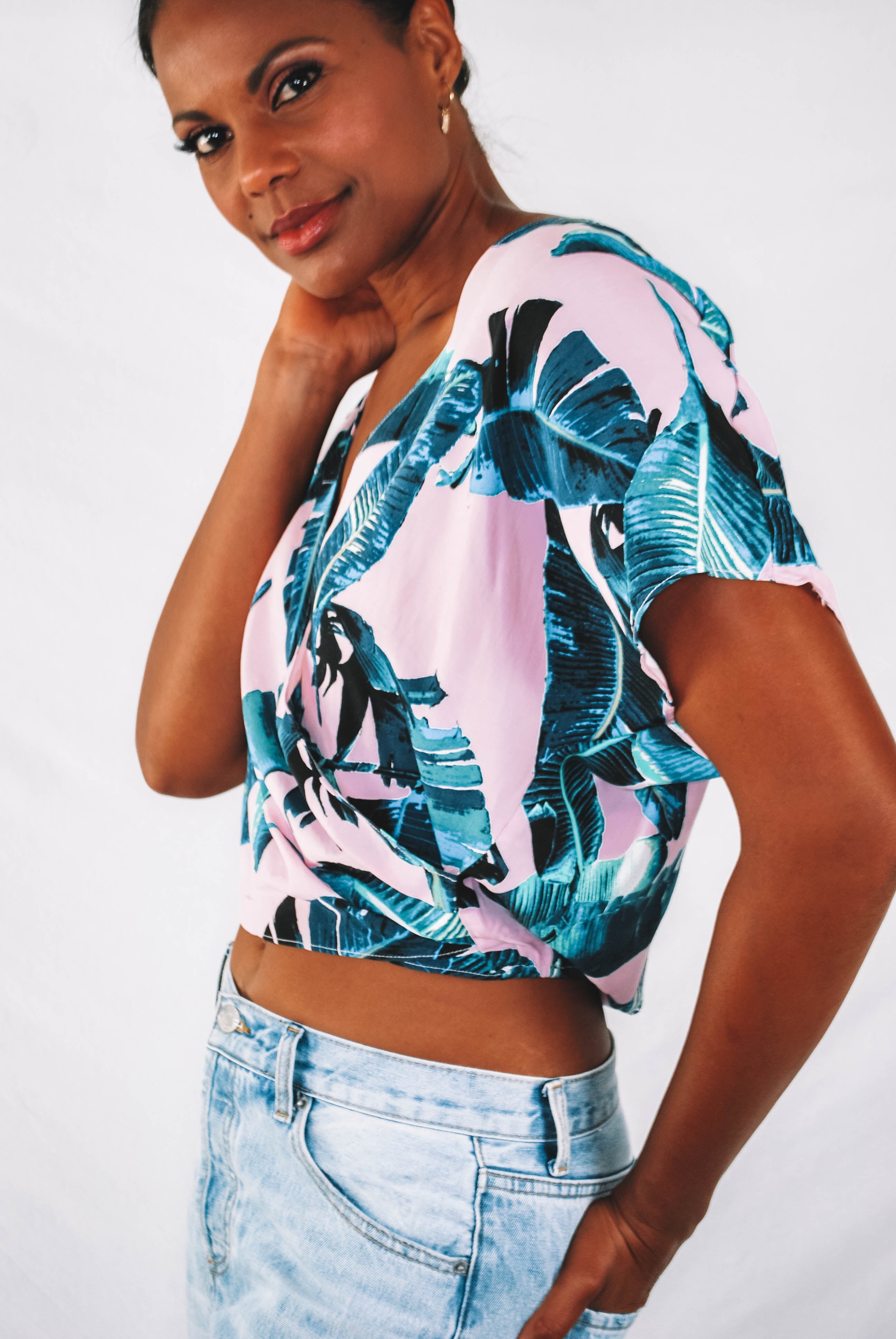 Morelos Surplice Top