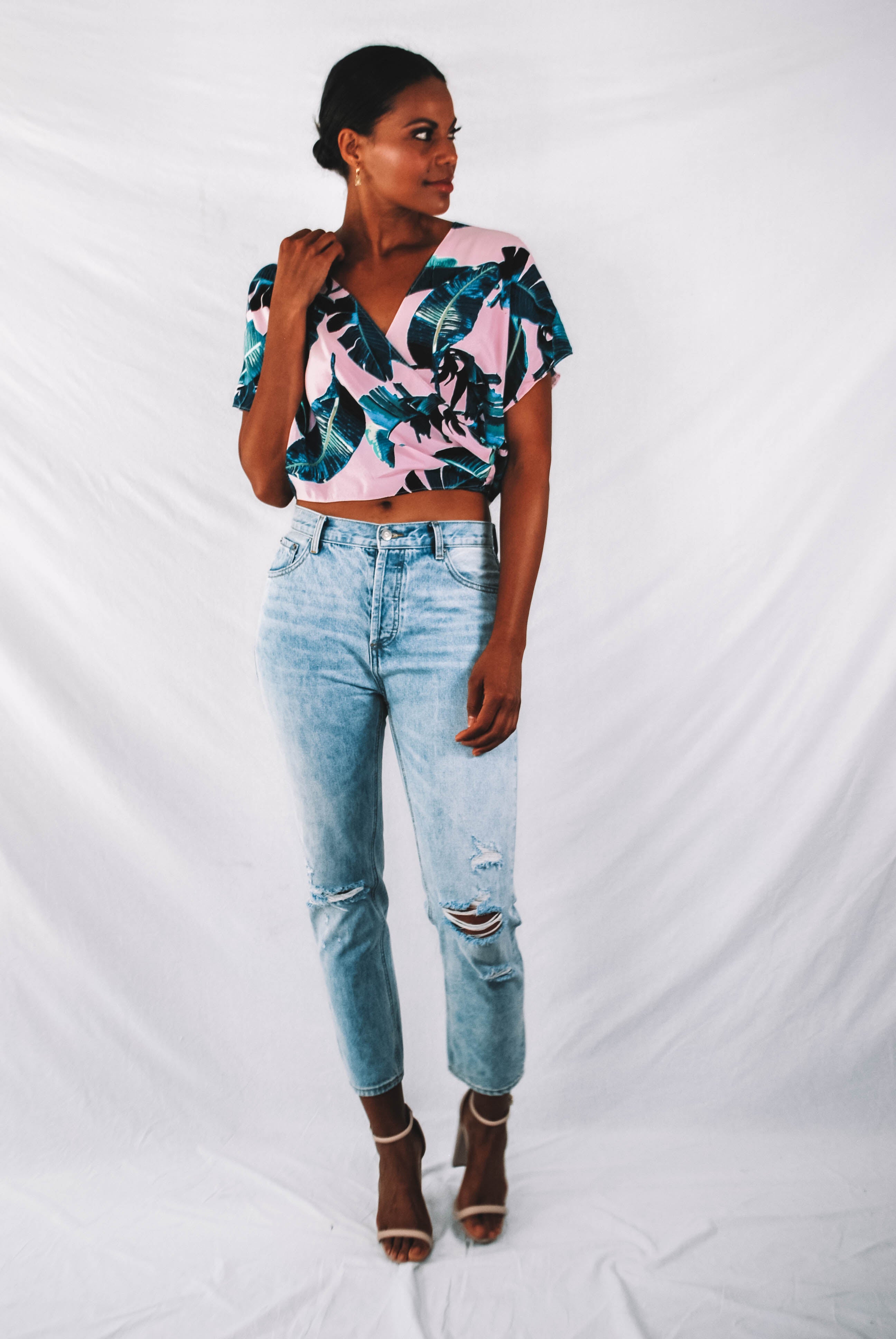 Morelos Surplice Top