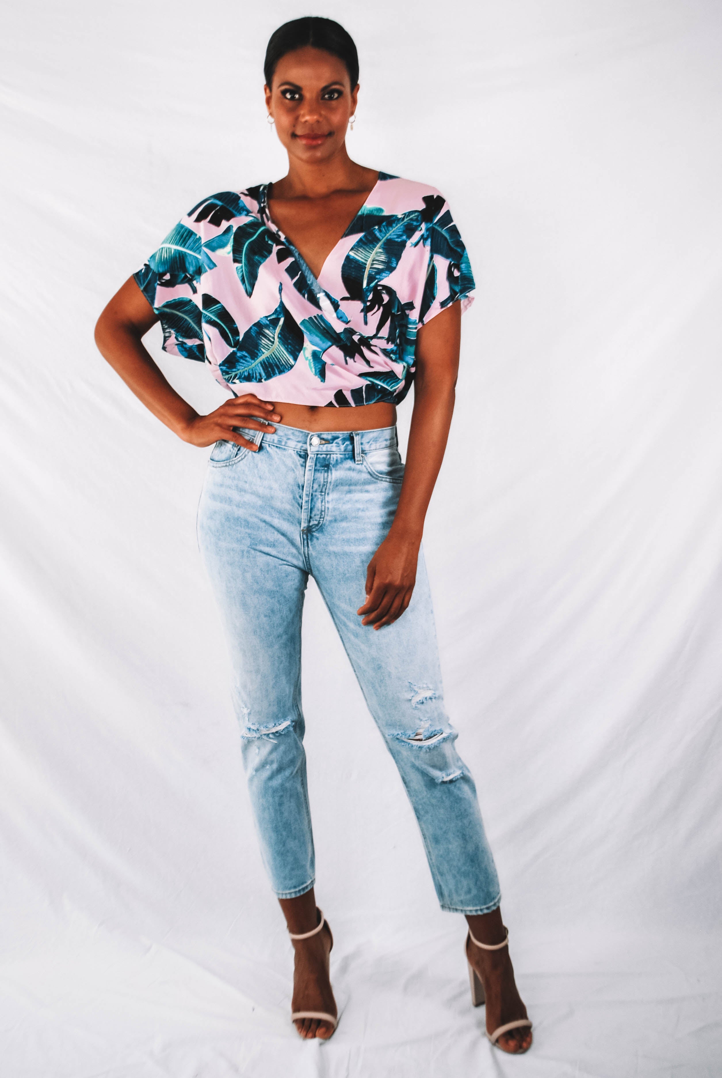 Morelos Surplice Top