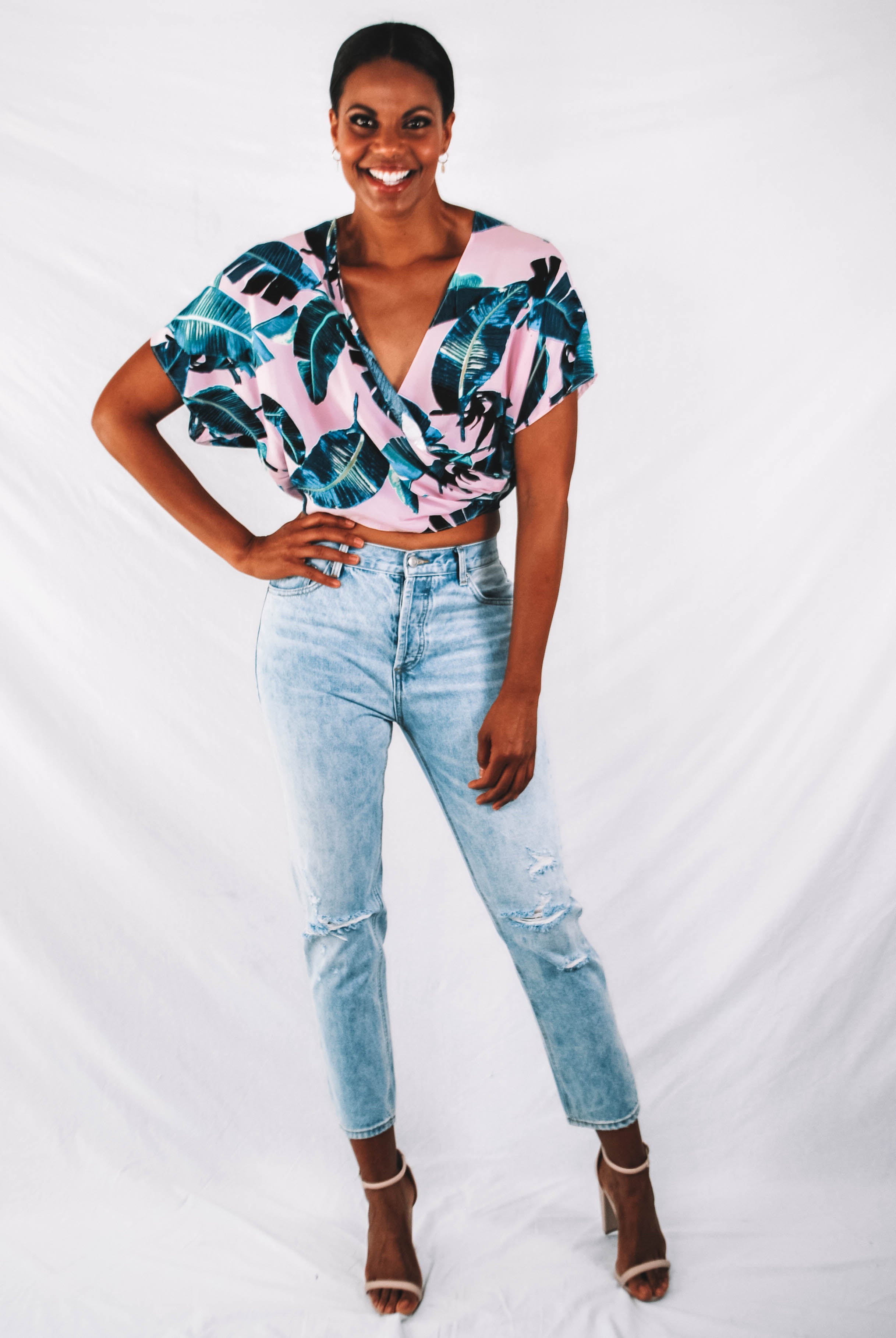 Morelos Surplice Top