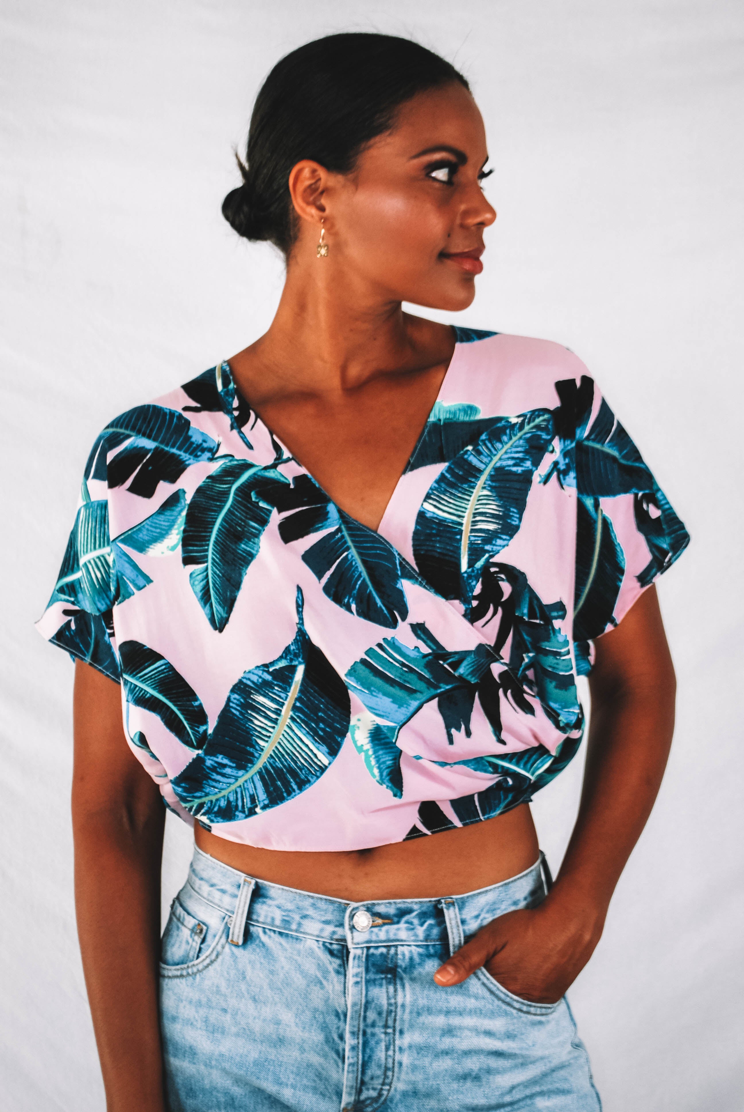 Morelos Surplice Top