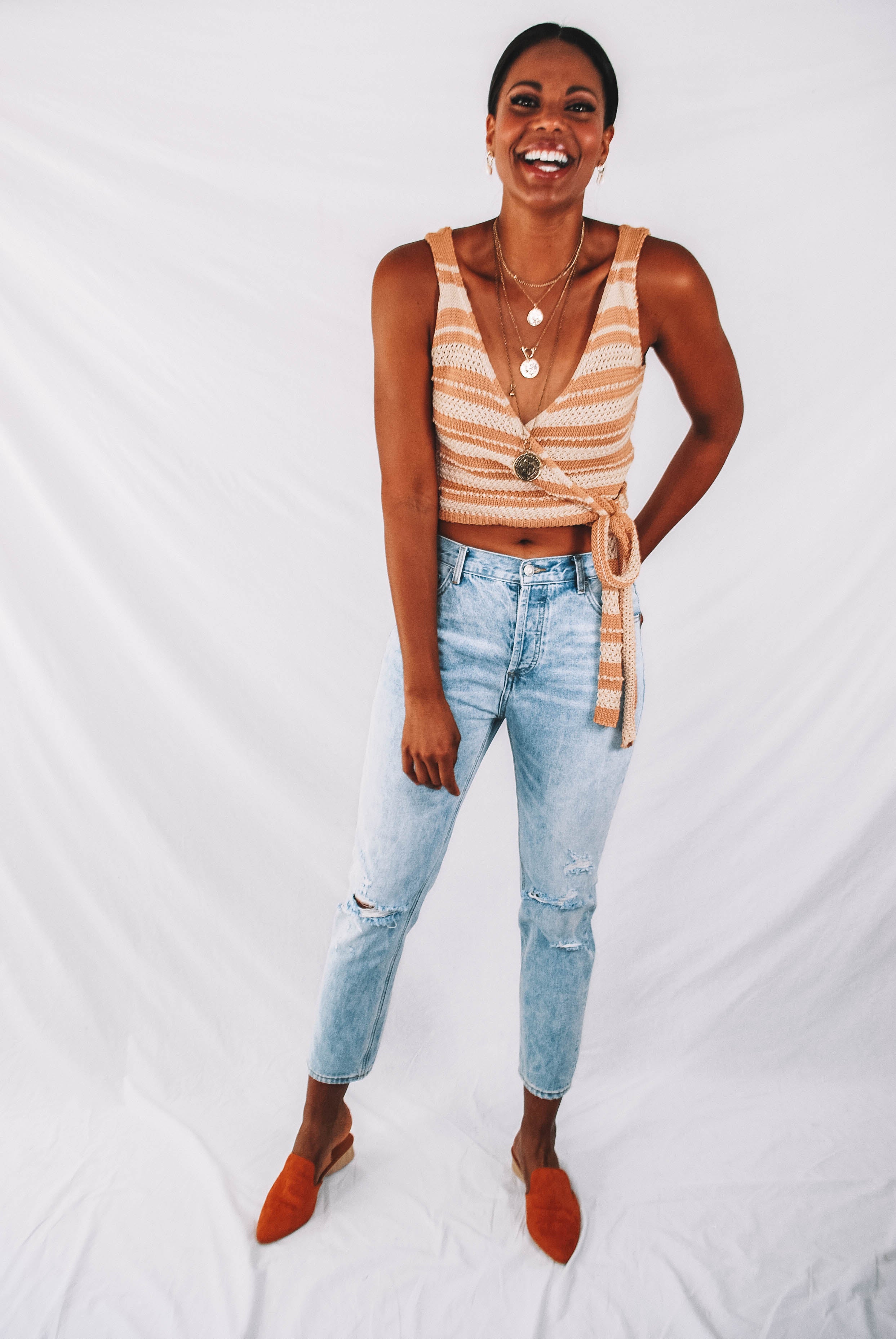 Martinez Knit Wrap Tank