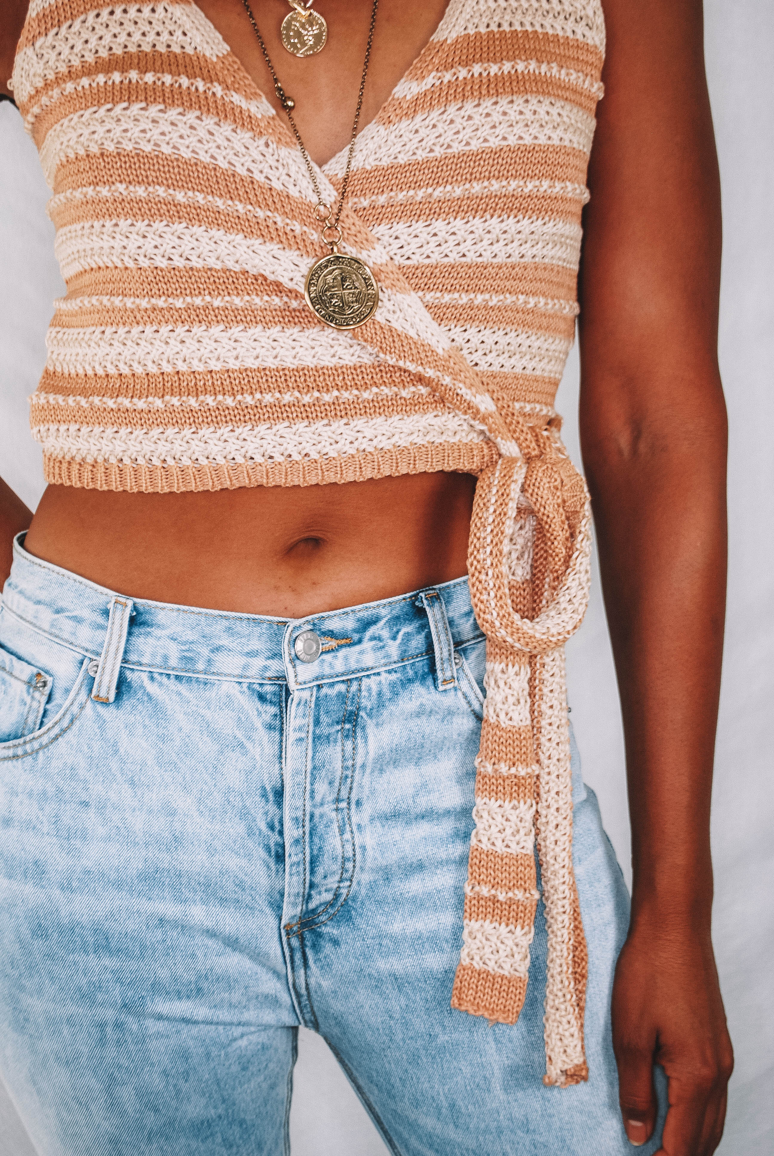Martinez Knit Wrap Tank