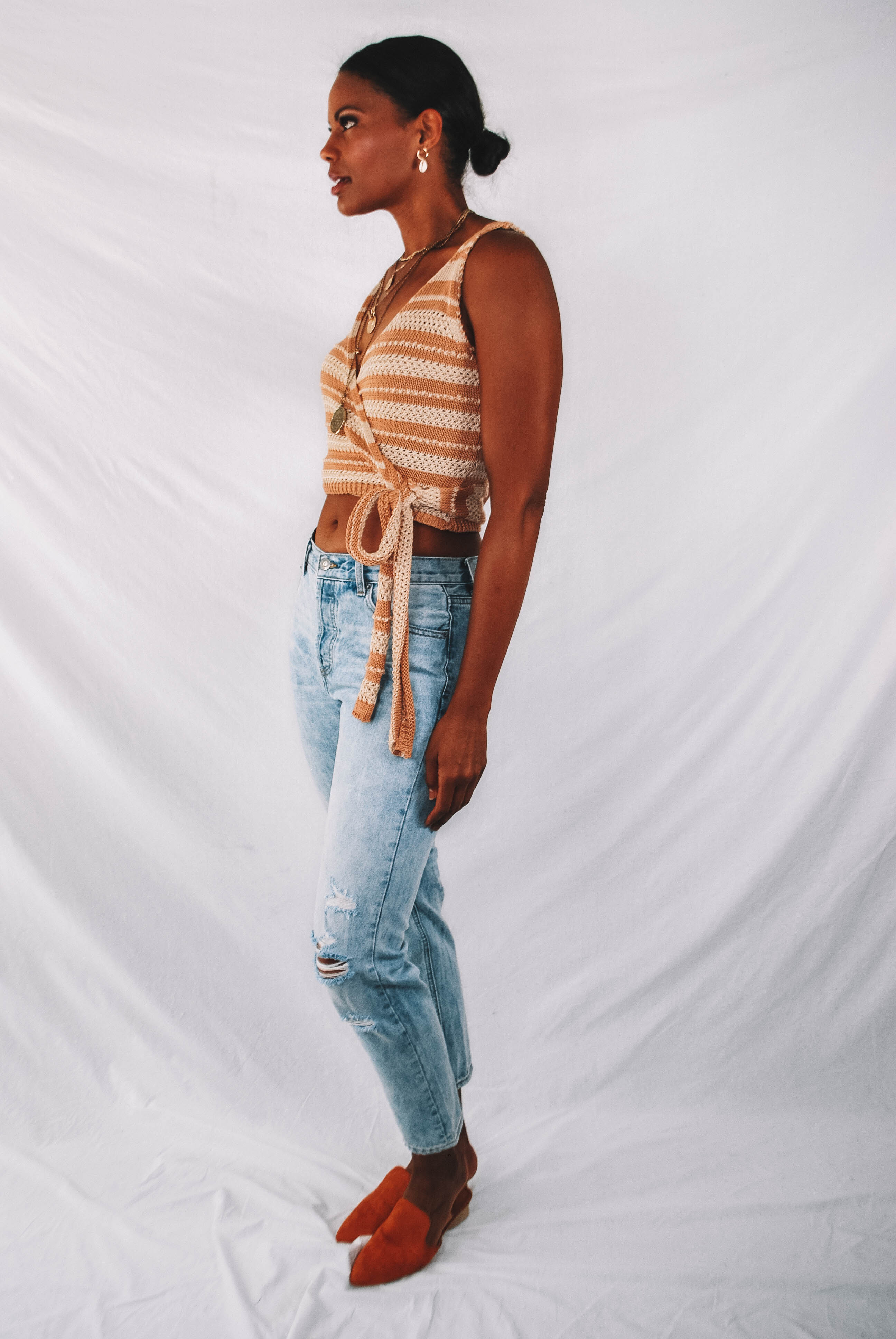 Martinez Knit Wrap Tank