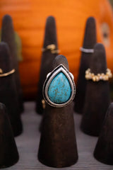 Reese Teardrop Turquoise Ring