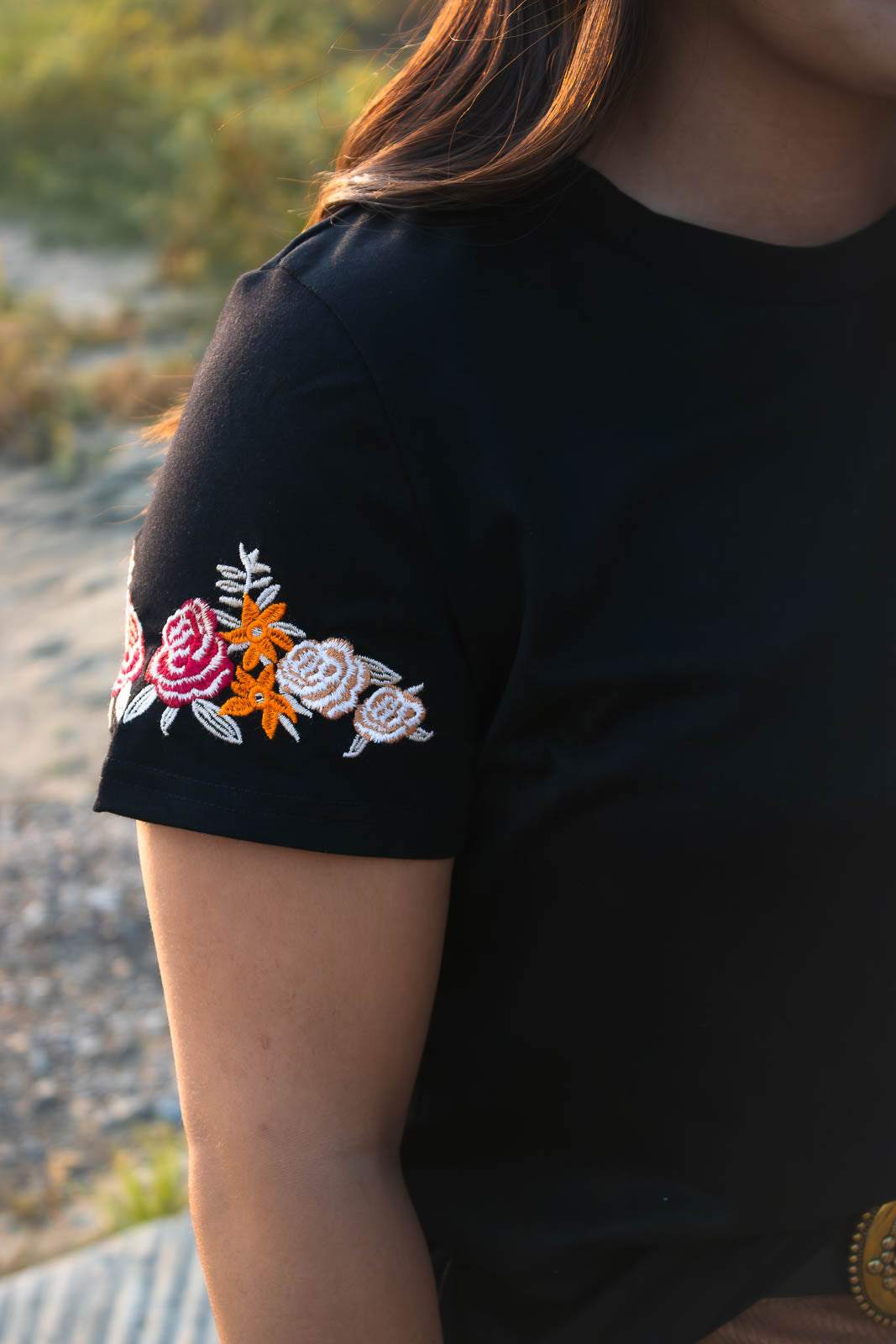 Demi Floral Embroidered T-Shirt
