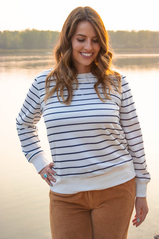 Nikki Long Sleeve Colorblock Sweater