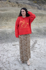 Belmont Embroidered Cowboy Knit Sweater