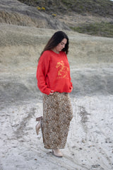 Belmont Embroidered Cowboy Knit Sweater