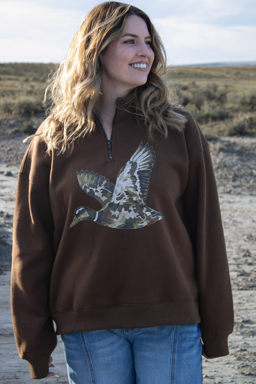 Berniece Mallard Print Fleece