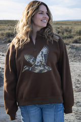 Berniece Mallard Print Fleece