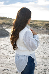 Carson Cropped Sweater Vest