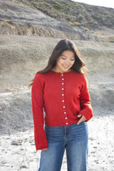 Chandler Rolled Collar Cardigan