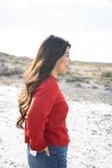 Chandler Rolled Collar Cardigan