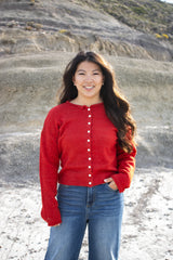 Chandler Rolled Collar Cardigan