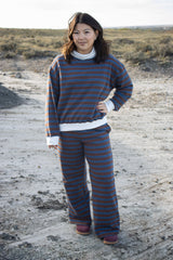 Gallatin Striped Wide Leg Knit Pants