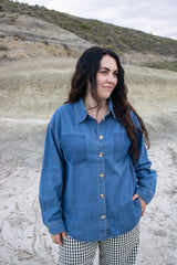Hardy Denim Shadow Pocket Shirt
