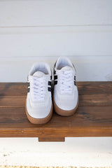 Miela White & Black Sneakers