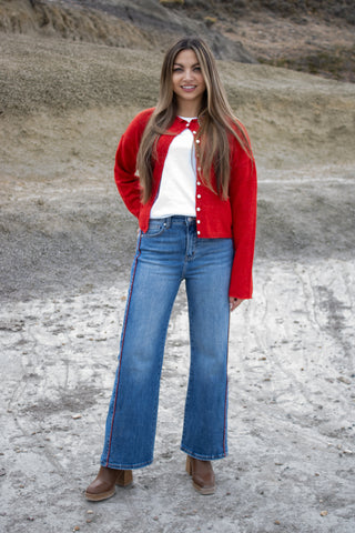 Chacon Collared Cardigan
