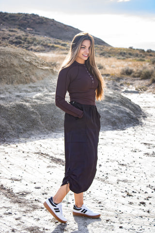 Chandler Rolled Collar Cardigan