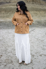 Sandstone Button-Up Jacket