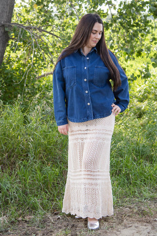 Holden Flannel Tiered Skirt