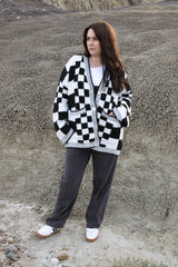 Sawyer Checkered Cardigan