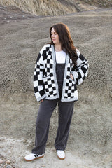 Sawyer Checkered Cardigan