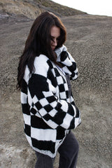 Sawyer Checkered Cardigan